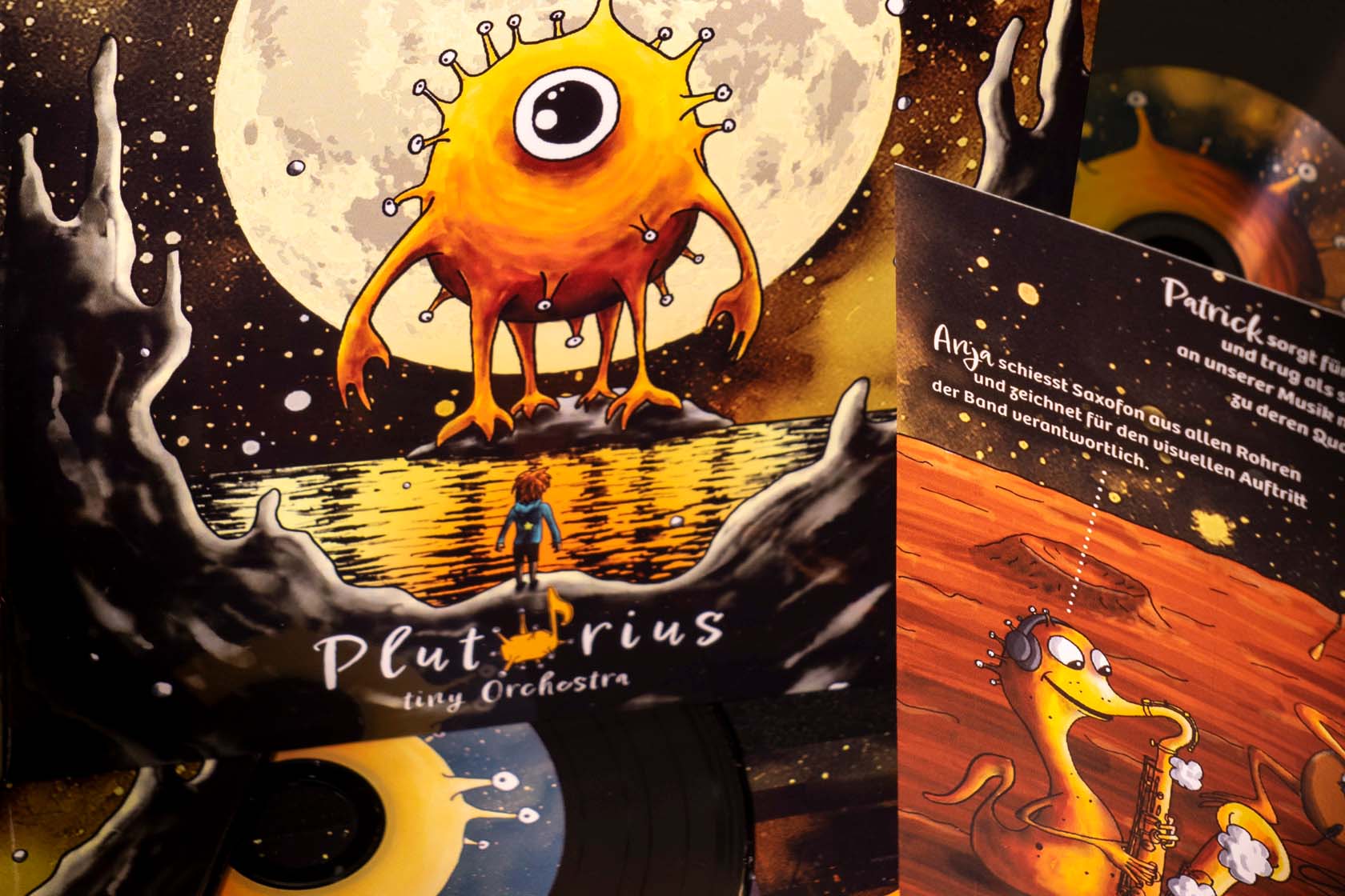 CD-Hülle, CD und Booklet